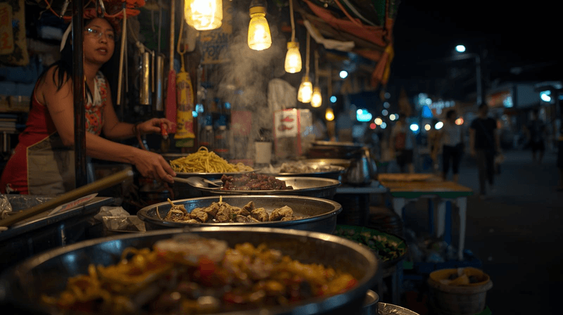 Denpasar: Mejor tour gastronómico en grupo reducido por el mercado nocturno