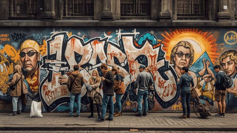 Tour a Pie de Arte Callejero en Grupo Pequeño